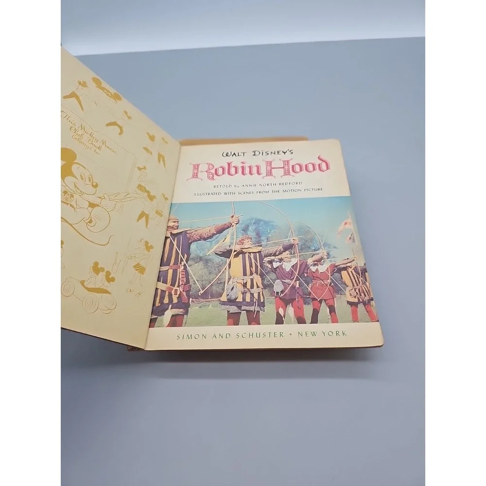 Robin Hood by  Howard Pyle, Whitman Publishind # 2137– 1940 & Disney Book